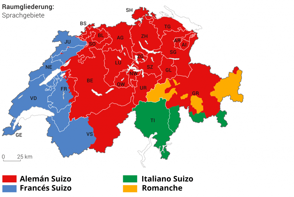 que idiomas se habla en suiza